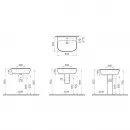 Раковина 65 см Vitra Zentrum 5634B003-0001