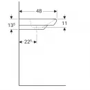 Раковина 80x48 см Geberit myDay 125480600