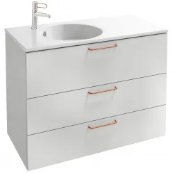 Тумба белый глянец 100 см Jacob Delafon Odeon Rive Gauche EB2534-R7-G1C