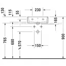 Раковина 45x35 см Duravit Vero Air 0724450000