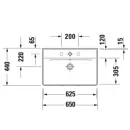 Раковина 65x44 см Duravit D-Neo 2366650000
