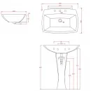 Раковина 70x48 см Artceram Jazz JZL004 01 00/ JZ17bi*1