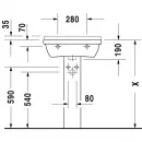 Раковина 55x43 см Duravit Starck 3 0300550000