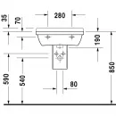 Раковина 55x43 см Duravit Starck 3 0300550000