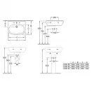 Раковина 60x49 см Villeroy & Boch O.Novo 51606001