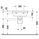Раковина 60x45 см Duravit Starck 3 0300600000