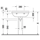 Раковина 65x48,5 см Duravit Starck 3 0300650000