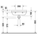 Раковина 60x37 см Duravit Starck 3 0301600000
