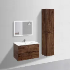 Комплект мебели темное дерево 81,5 см Vincea Mia VMC-2MC800RW + VBS-13980 + VLM-3VN800