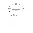 Раковина 38x28 см Geberit iCon 124736000