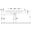 Раковина 123x49 см Duravit ME by Starck 2336120000