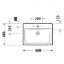Раковина 65x48 см Duravit D-Neo 2367650000