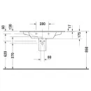 Раковина 103x49 см Duravit ME by Starck 2336100000
