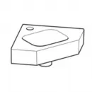 Раковина 33x33 см Geberit iCon 124729000