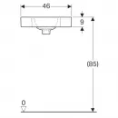 Раковина 33x33 см Geberit iCon 124729000