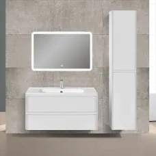 Комплект мебели белый глянец 100 см Vincea Vico VMC-2V100GW + VCB-2VP100W + VLM-2A100