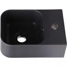 Раковина Plumberia Selection IXO XO2535FGB 25x35 см, рукомойник, темно-серый матовый