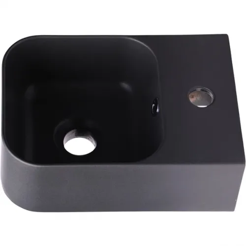 Раковина Plumberia Selection IXO XO2535FGB 25x35 см, рукомойник, темно-серый матовый