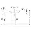 Раковина 83x49 см Duravit ME by Starck 2336830000