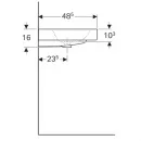 Раковина 90x48,5 см Geberit iCon 124195000