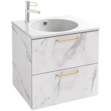 Тумба белый мрамор 60 см Jacob Delafon Odeon Rive Gauche EB2520-R8-NR4