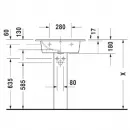 Раковина 63x49 см Duravit ME by Starck 2336630000