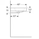 Раковина 90x48,5 см Geberit iCon 124190000
