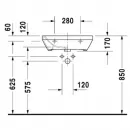 Раковина 55x44 см Duravit DuraStyle Med 2324550000