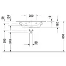 Раковина 83x40 см Duravit ME by Starck 2342830000