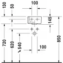 Раковина 45x25 см Duravit Vero 0702250000