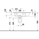 Раковина 83x49 см Duravit ME by Starck 2345830000