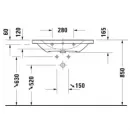 Раковина 80x48 см Duravit D-Neo 2367800000