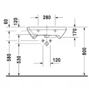 Раковина 65x57 см Duravit DuraStyle 2329650000