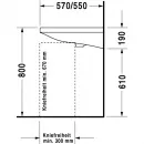 Раковина 65x57 см Duravit DuraStyle 2329650000