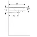 Раковина 90x50 см Geberit Citterio 500.547.01.1