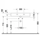 Раковина 80x47 см Duravit Vero 0454800000