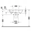 Раковина 65x57 см Duravit DuraStyle Med 2330650000