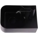 Раковина Plumberia Selection IXO XO2535FNO 25x35 см, рукомойник, черный матовый