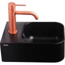 Раковина Plumberia Selection IXO XO2535FNO 25x35 см, рукомойник, черный матовый