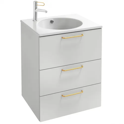 Тумба белый матовый 60 см Jacob Delafon Odeon Rive Gauche EB2530-R8-M49