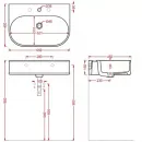 Раковина 65x45 см Artceram Atelier ATL003 05 00 *1