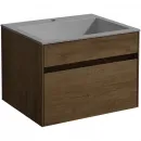 Комплект мебели дуб табачный 60 см Vincea Chiara VMC-2C600TO + VCB-13600G + VLM-3VN600