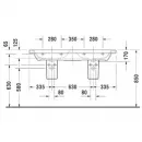 Раковина 130x48 см Duravit DuraStyle 2338130000