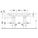Раковина 130x48 см Duravit DuraStyle 2338130000