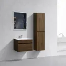 Комплект мебели дуб табачный 60 см Vincea Chiara VMC-2C600TO + VCB-13600W + VLM-3VN600