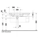 Раковина 100x48 см Duravit DuraStyle 2325100000