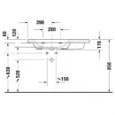 Раковина 100x48 см Duravit DuraStyle 2325100000