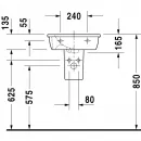 Раковина 47x35 см Duravit Darling New 0731470000
