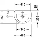 Раковина 47x35 см Duravit Darling New 0731470000