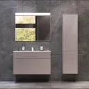 Тумба с раковиной серый матовый 100,8 см Am.Pm Inspire 2.0 M50AFHX1003EGM + M50AWPX1001WG